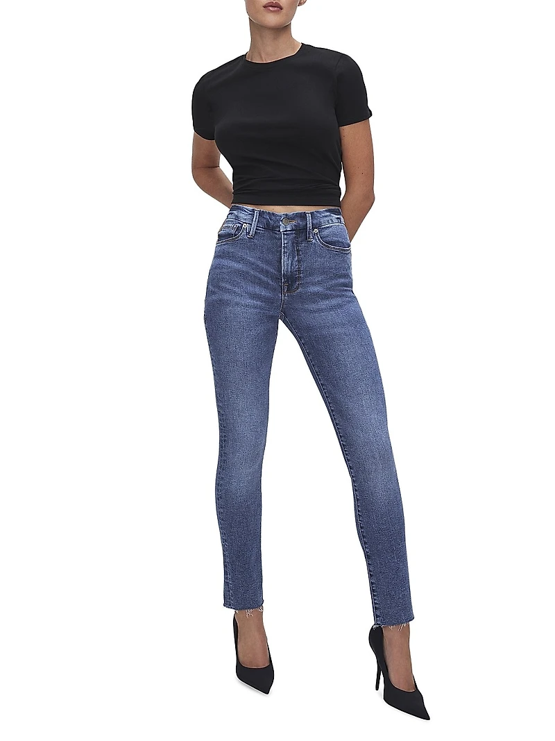 Good Legs Cig Raw-Edge Jeans