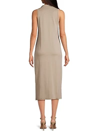 Sleeveless Polo Tank Dress