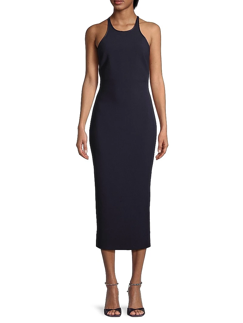 Theo Column Midi-Dress