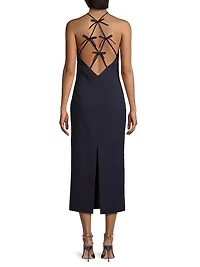 Theo Column Midi-Dress