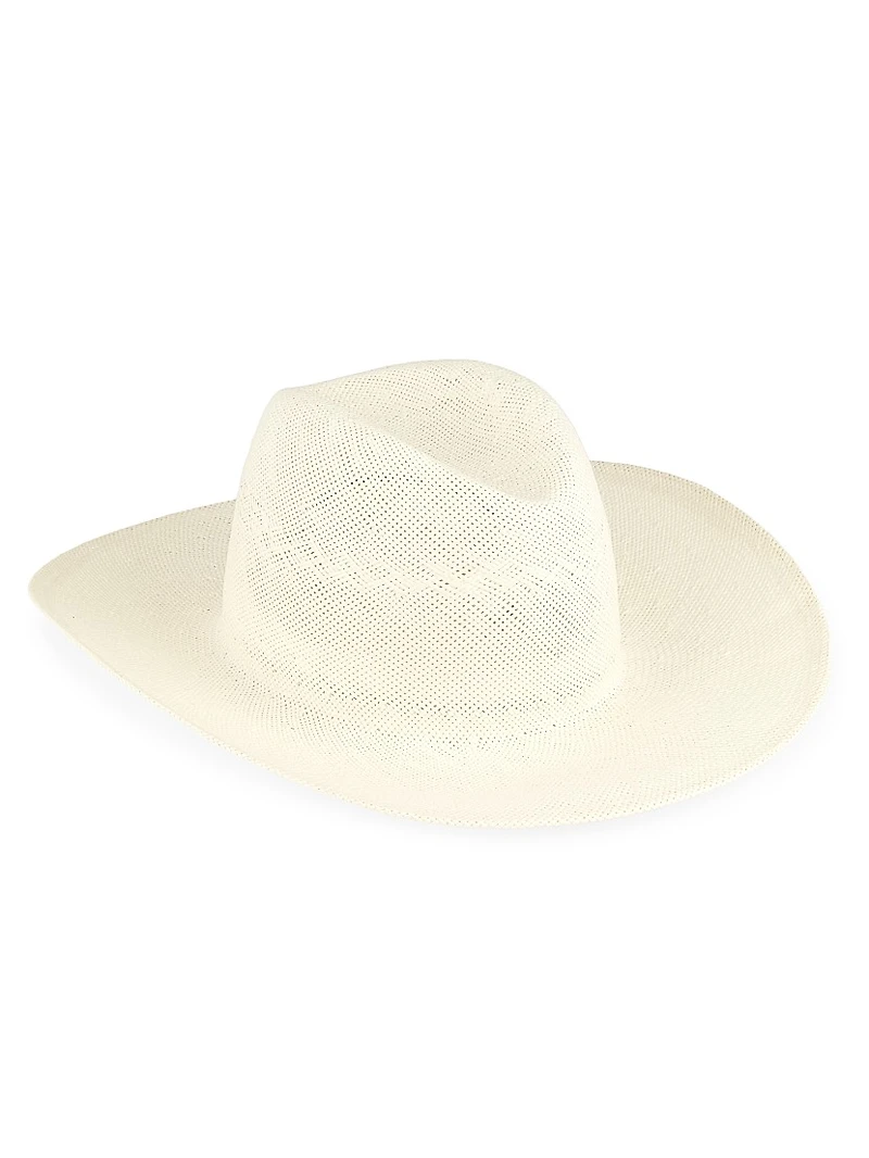 Packable Straw Fedora