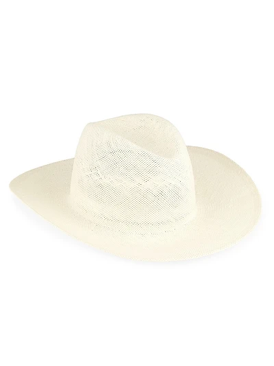 Packable Straw Fedora
