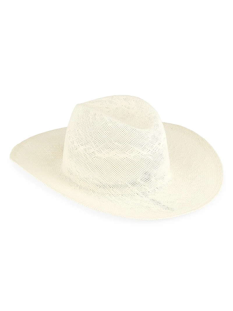 Packable Straw Fedora