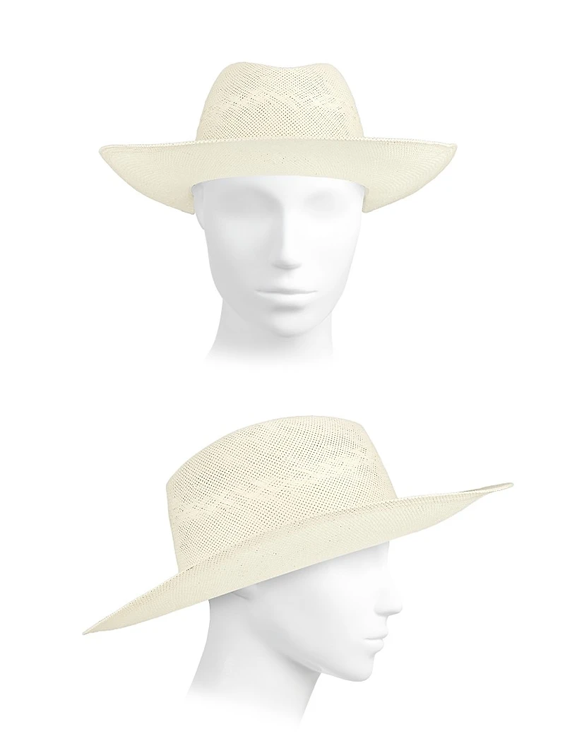 Packable Straw Fedora