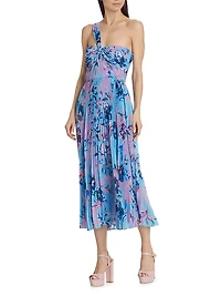 Audra Chiffon Midi-Dress