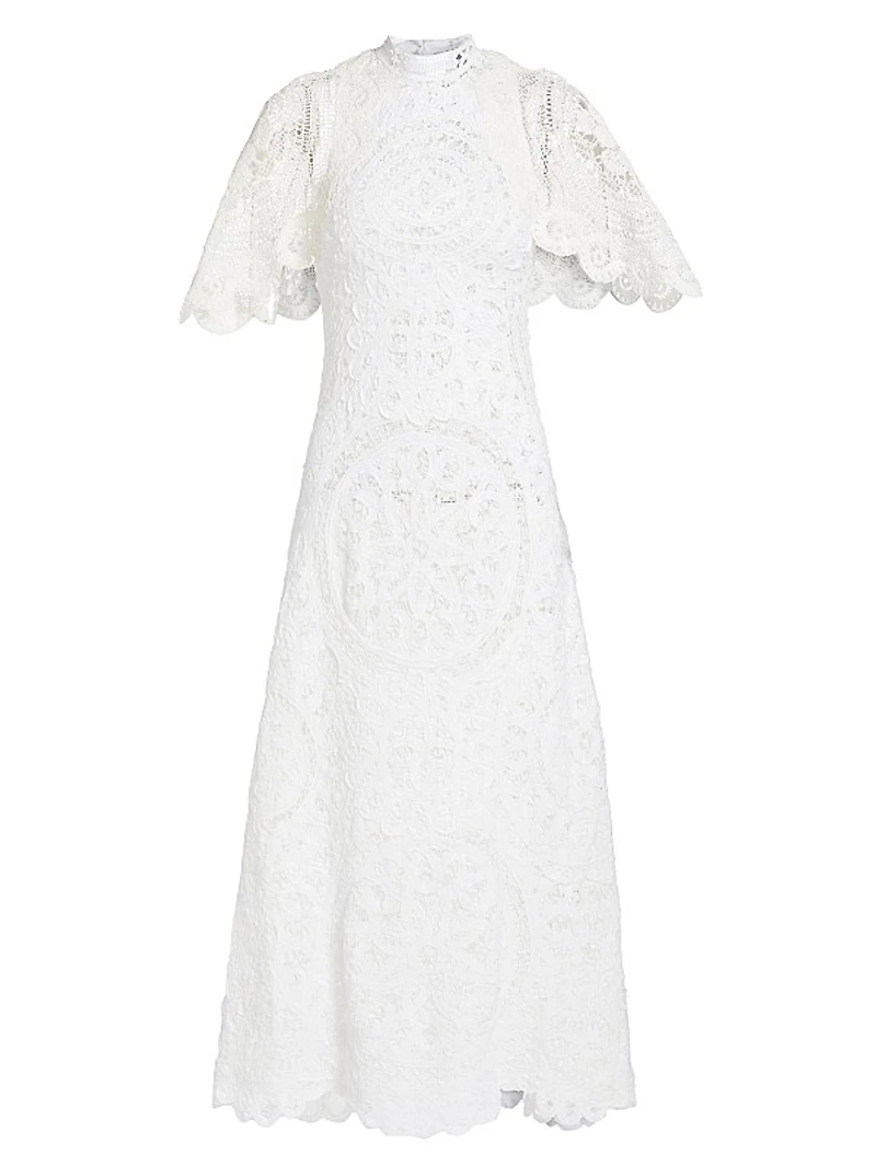 Anastasia Battenburg Lace Maxi Dress