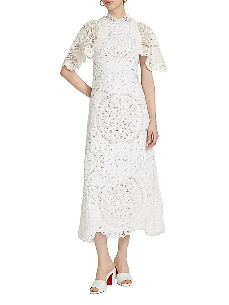 Anastasia Battenburg Lace Maxi Dress