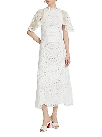 Anastasia Battenburg Lace Maxi Dress