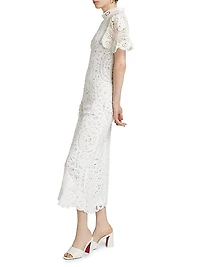 Anastasia Battenburg Lace Maxi Dress