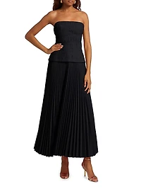 Bristol Strapless Midi-Dress