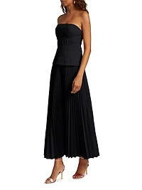Bristol Strapless Midi-Dress