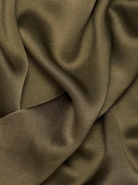 Silk Short-Sleeve Polo Top