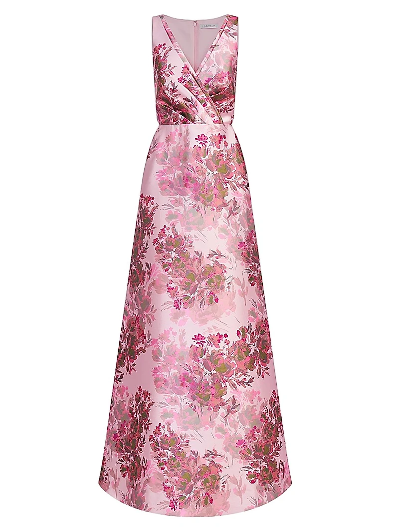 Opal Rose Mikado Gown