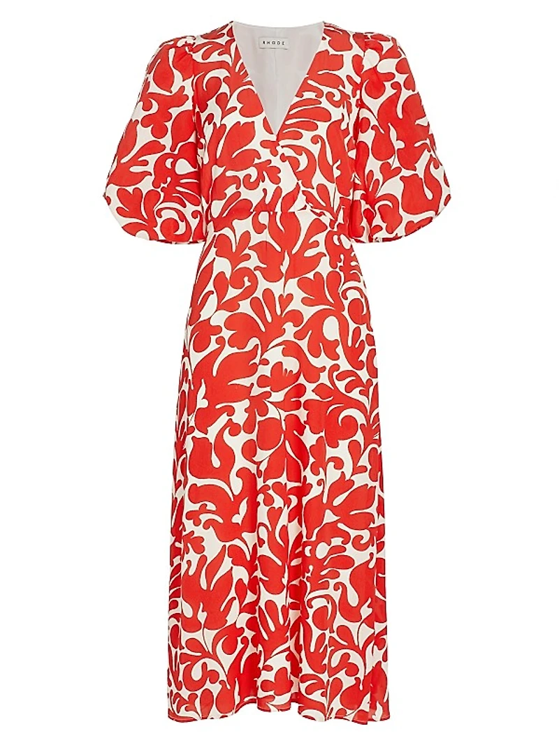 Ina Filigree Midi-Dress