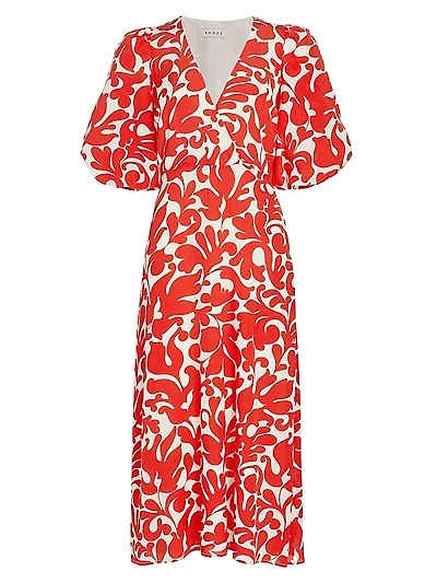 Ina Filigree Midi-Dress