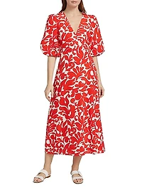 Ina Filigree Midi-Dress