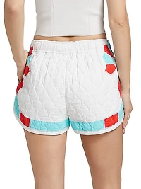 Mateo Quilted Cotton Shorts