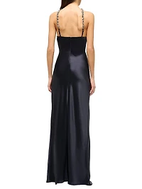 Cadence Satin Maxi Dress