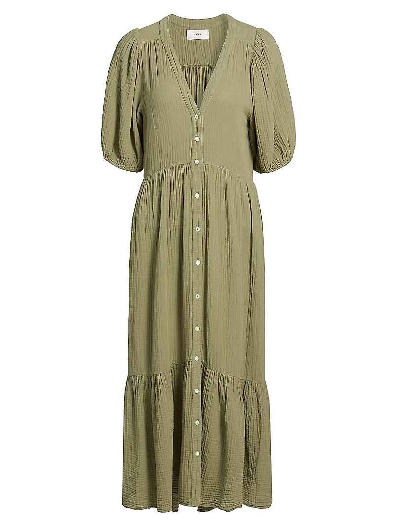 Lennox Cotton Midi-Dress
