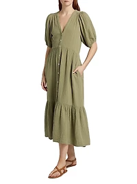 Lennox Cotton Midi-Dress