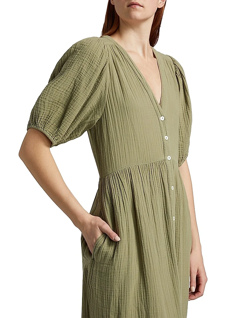 Lennox Cotton Midi-Dress