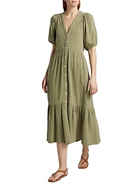 Lennox Cotton Midi-Dress