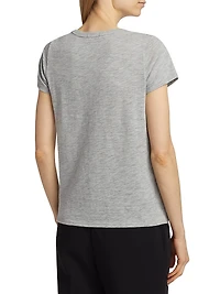 Cotton V-Neck T-Shirt