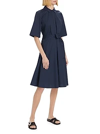 Tiffany Cotton Poplin Shirtdress