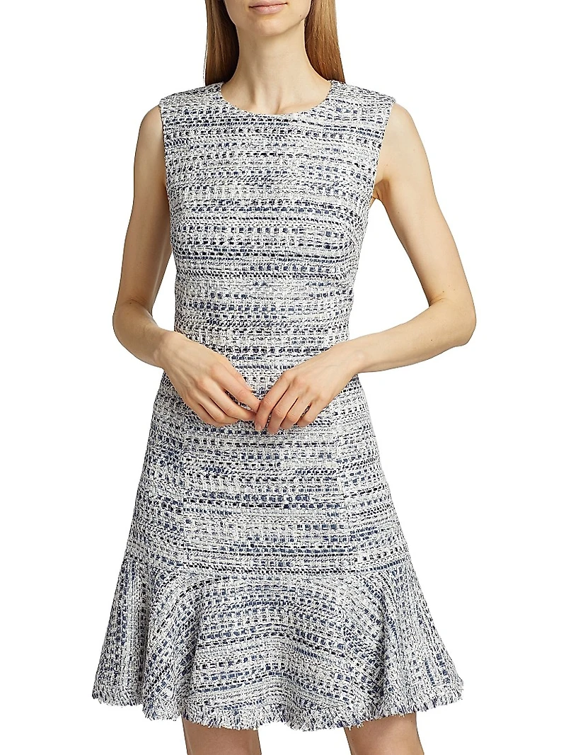 Reed Cotton-Blend Tweed Dress
