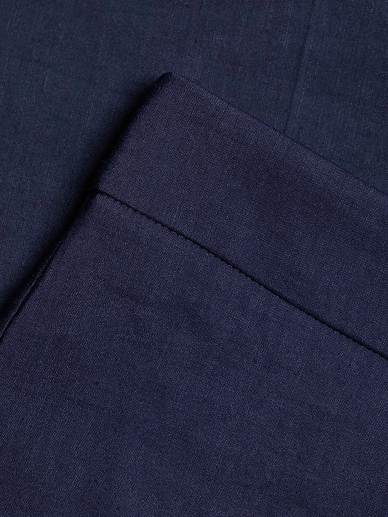 Gissel Linen-Blend Flared Pants
