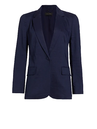 Bria Linen-Blend Jacket