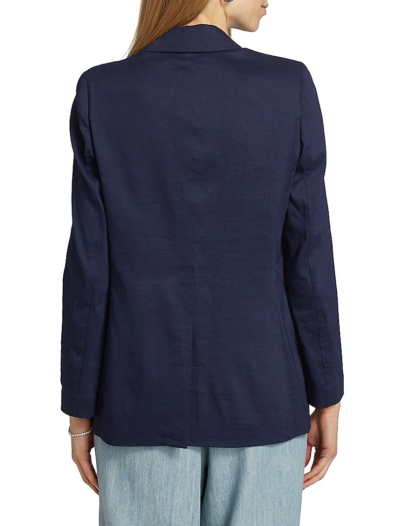 Bria Linen-Blend Jacket