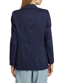 Bria Linen-Blend Jacket