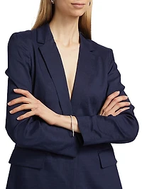 Bria Linen-Blend Jacket