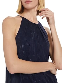 Brenna Crystal-Embellished Shift Dress