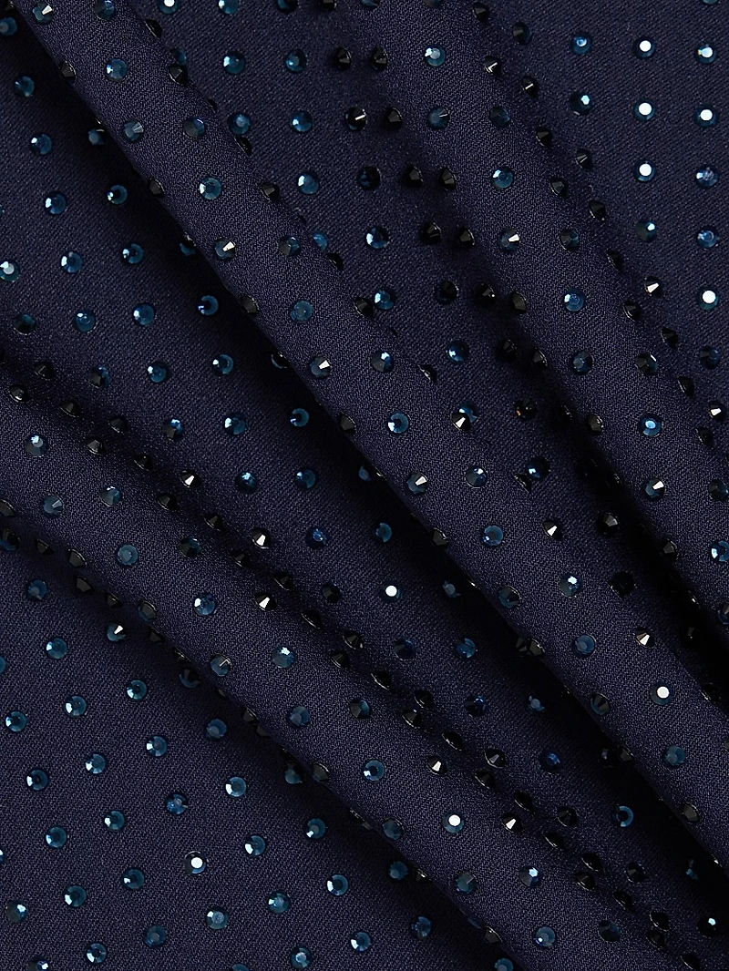 Brenna Crystal-Embellished Shift Dress