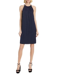 Brenna Crystal-Embellished Shift Dress