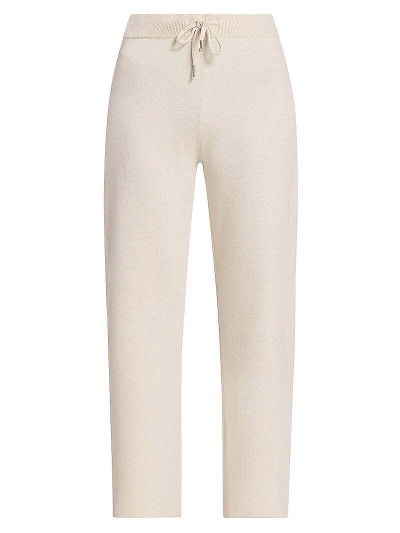 Double-Knit Cropped Pants