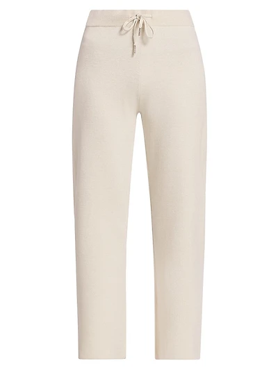 Double-Knit Cropped Pants