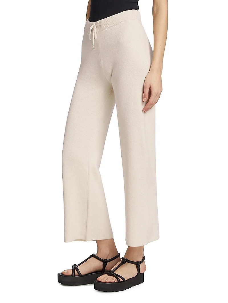 Double-Knit Cropped Pants