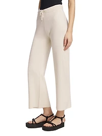Double-Knit Cropped Pants