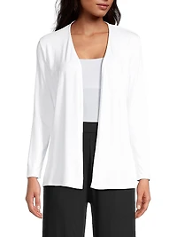 Soft Touch Knit Open Cardigan