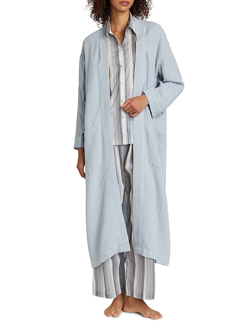 Angel Cotton Gauze Long Robe