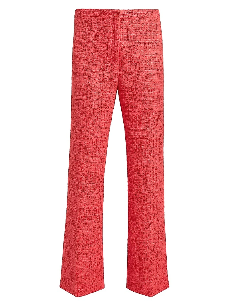 Liza Flared Cotton-Blend Pants