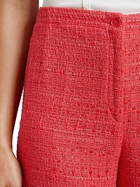 Liza Flared Cotton-Blend Pants