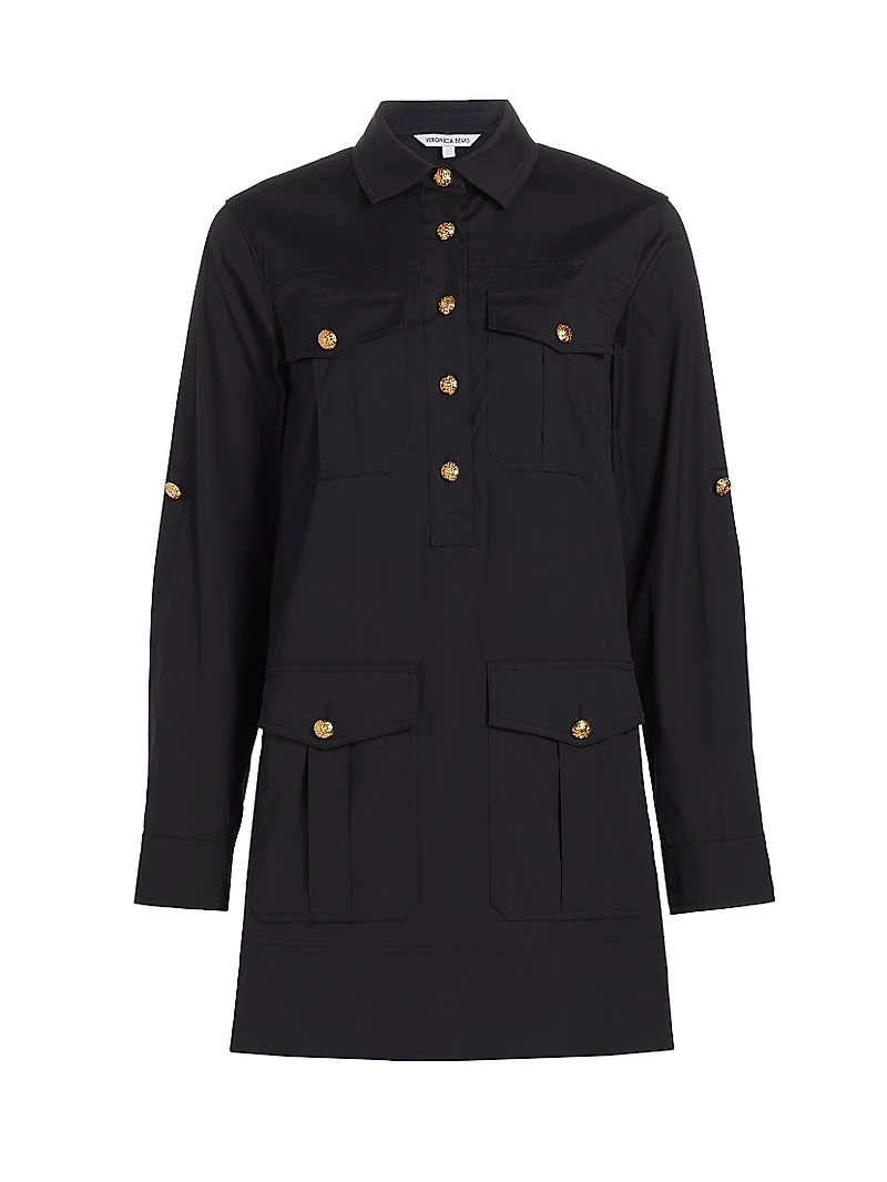 Saude Cotton Utility Shirtdress