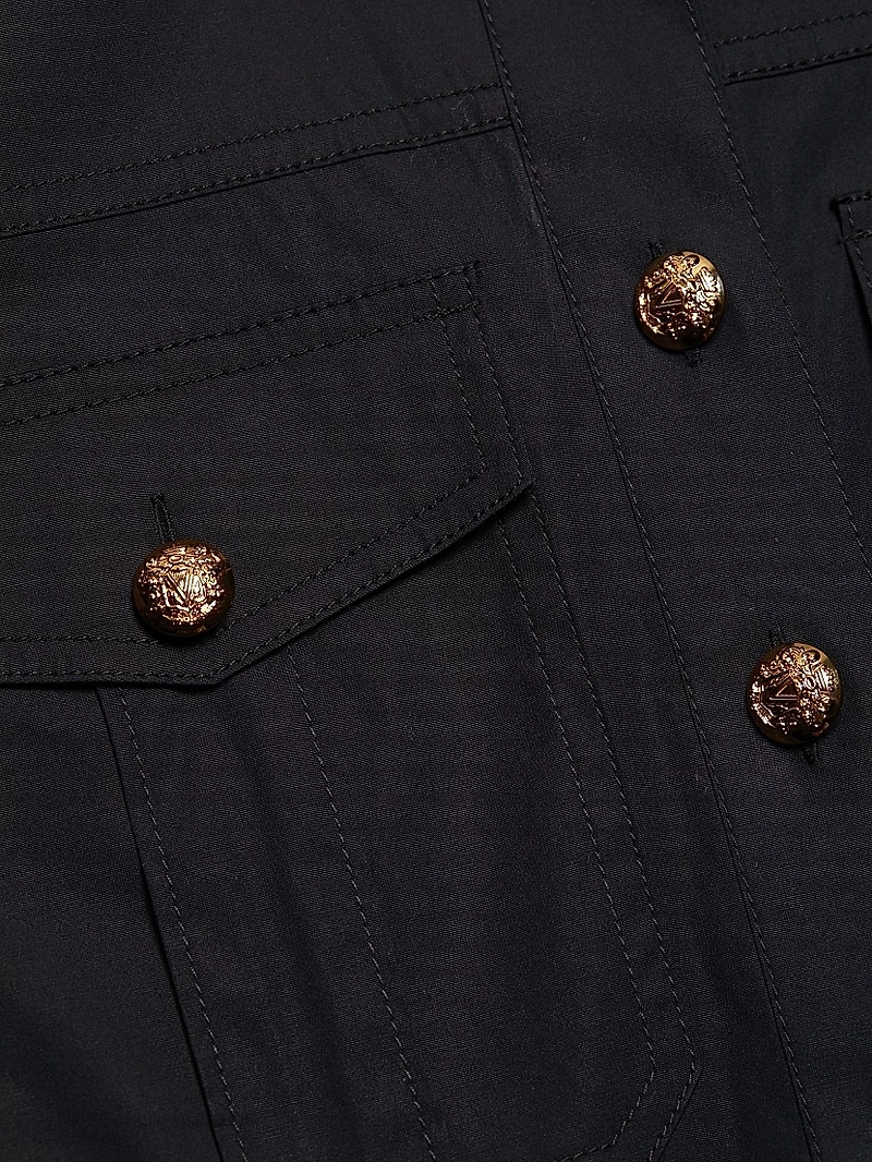 Saude Cotton Utility Shirtdress