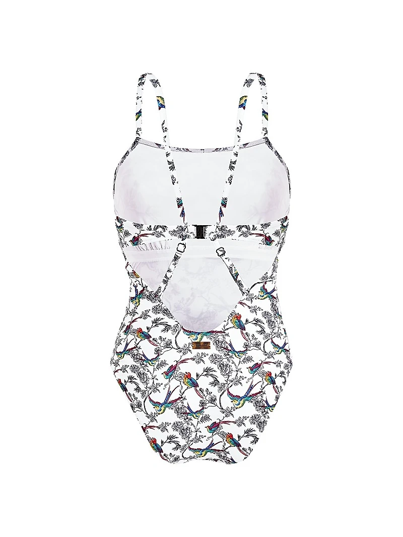 Rainbow Birds One-Piece Swimsuit