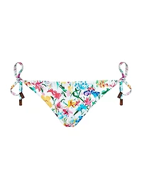 Happy Flow Floral Side-Tie Bikini Bottom