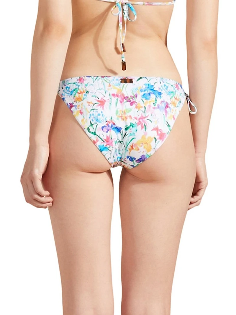 Happy Flow Floral Side-Tie Bikini Bottom